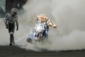 Biker Figure Motorcycle
