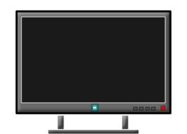 television monitor tv screen