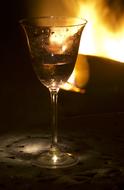 Glass Summer Evening Log