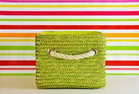 Basket Green Colorful