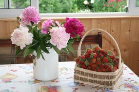 Still Life Flowers Peonies