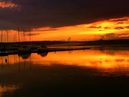 Croatia Adriatic Sea at Sunset
