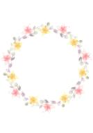 wreath corolla lily ornament