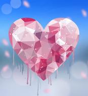 crystal heart