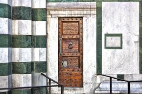 Wood Marble door