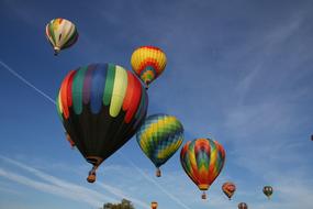 parade of colored balloons