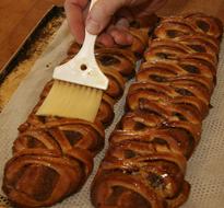 brush with butter baking