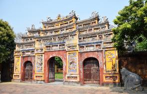 Chinese arch colored beautiful
