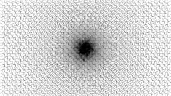 textured background with dark hole in center