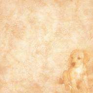 vintage paper with cute puppy