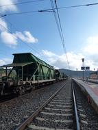 Railway Comboy Goods Cargo Train