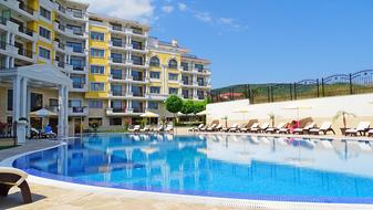 Bulgaria Apartment Complex Pool