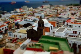 model of Las Palmas City