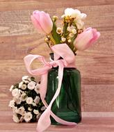 Tulips Ranunculus Vase