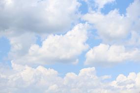 White Cloud Blue Sky