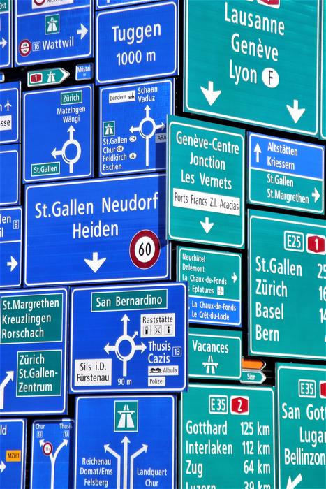 Sign Street Poster