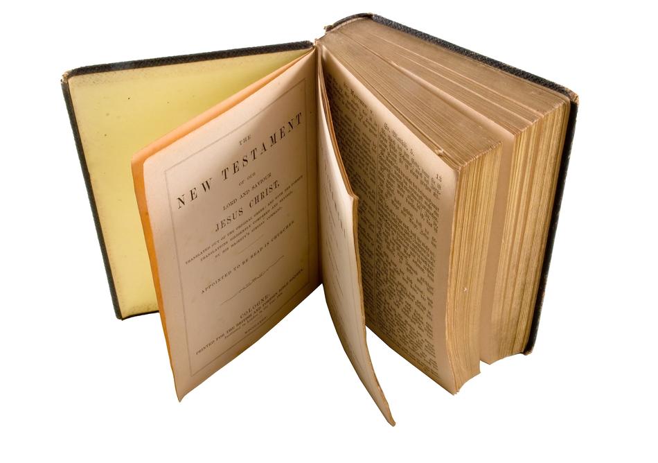 Old Book Pages isolated
