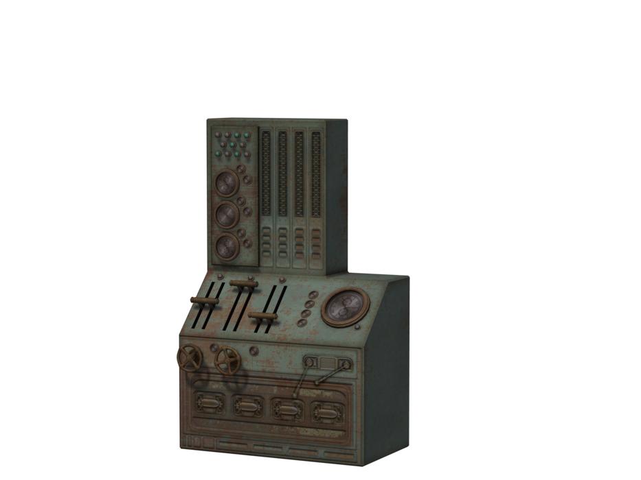 machine steampunk fantasy isolated