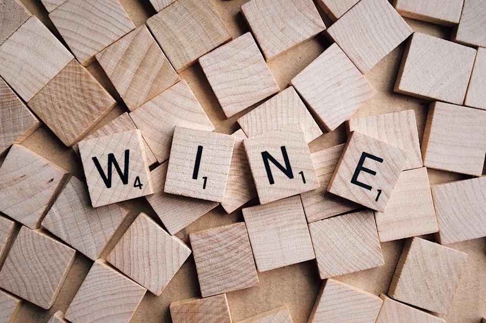Wine Word Letters