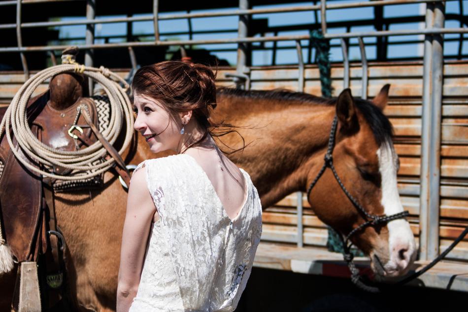 horse and Vintage Girl, texas