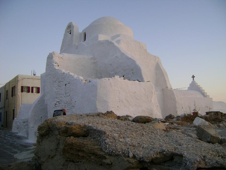 The old building is made of stone