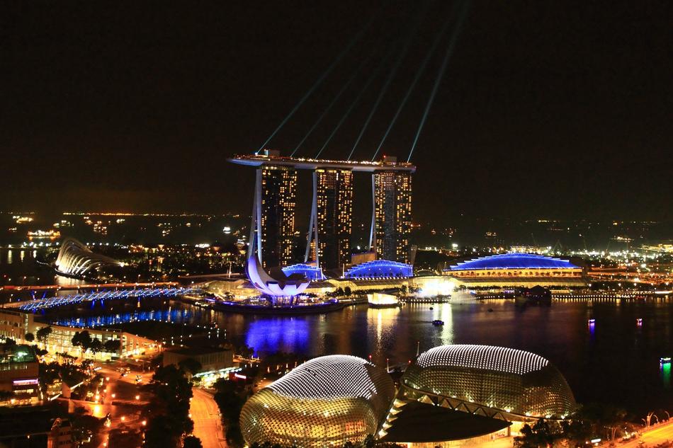 Marina Bay Sands Singapore Night