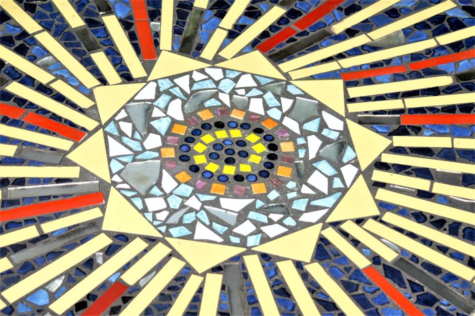 Mosaic Steinchen as a Art
