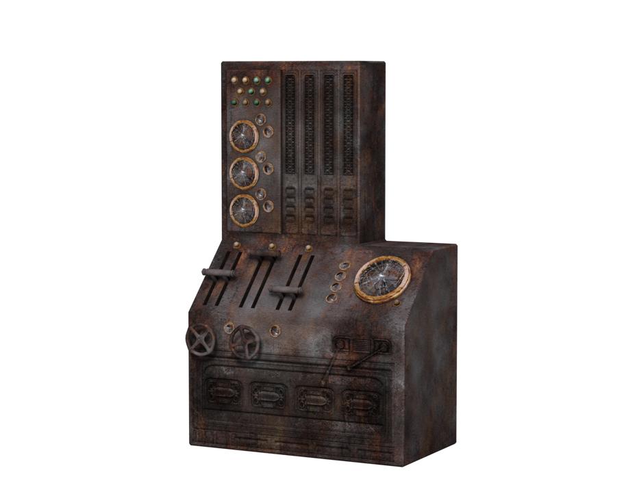 machine steampunk old broken