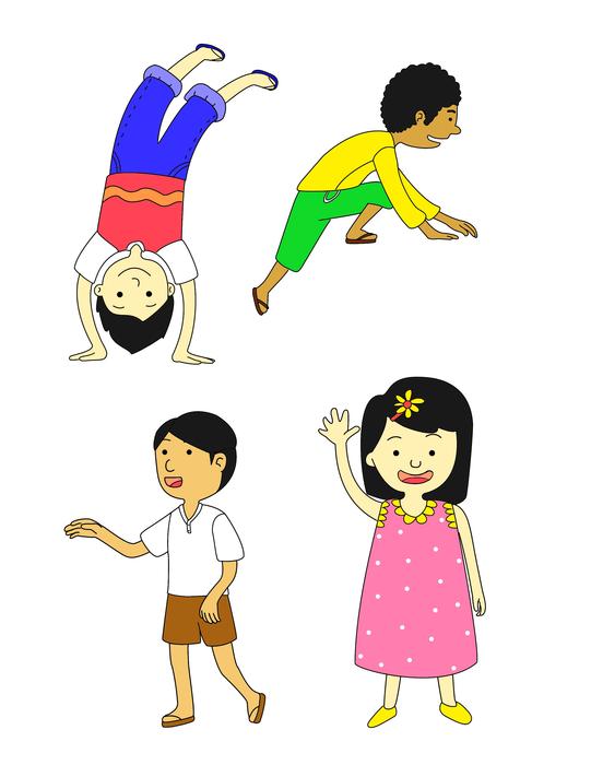 funny drawing of people