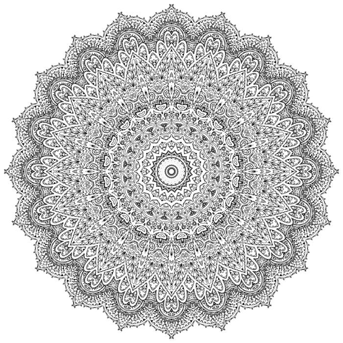 mandala vintage classic retro