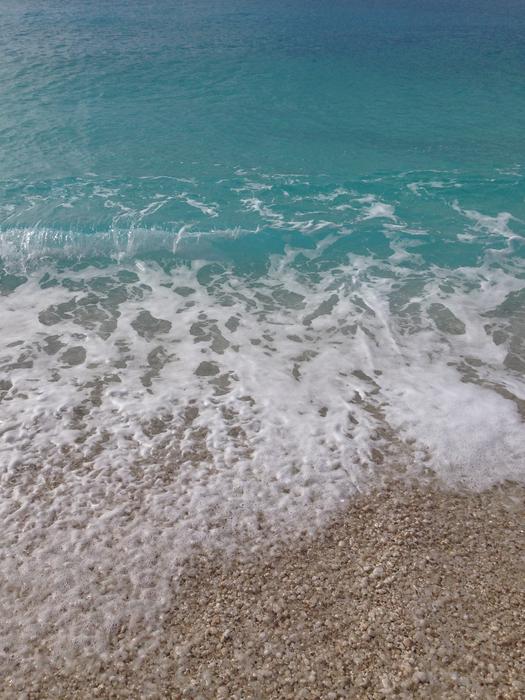 sea breeze on the beach landscape