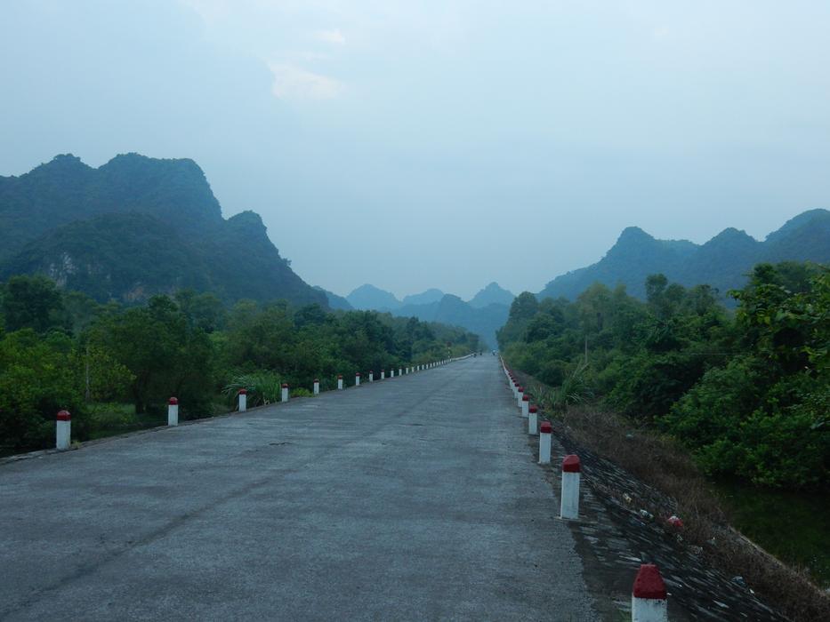 Mountains Road in Asia