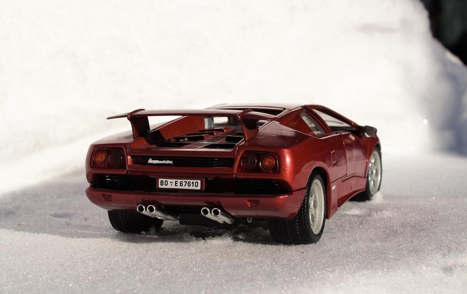 Model of Car Lamborghini Diablo