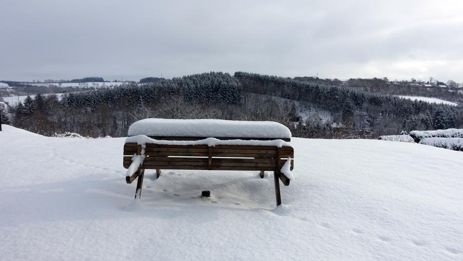 Snow White Winter Landscape