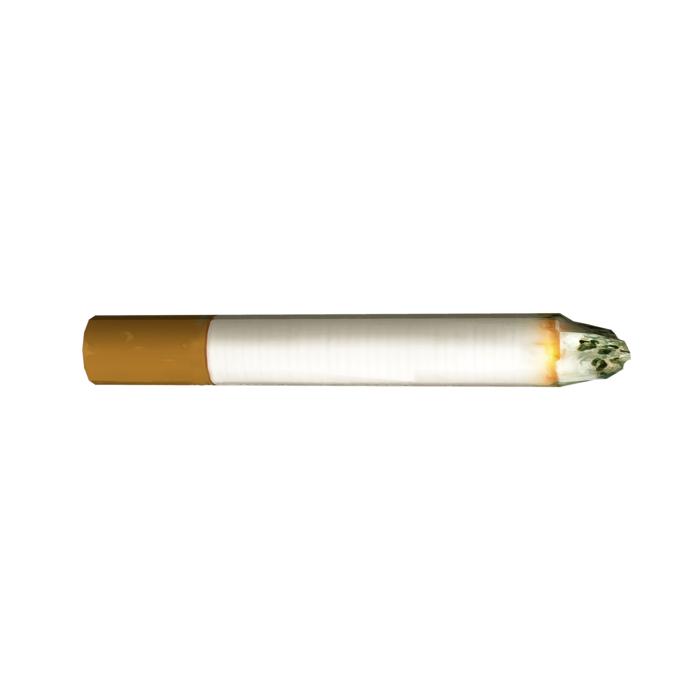 lit cigarette nicotine