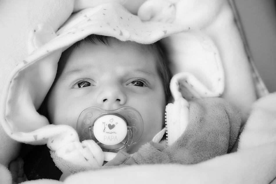 Baby Child Small black and white