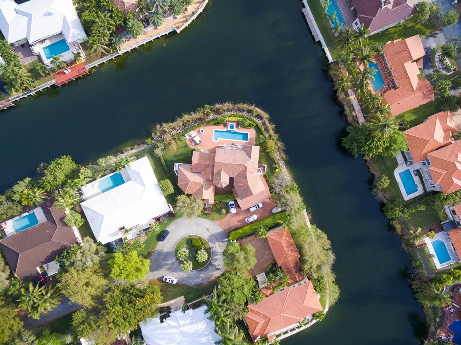 Miami aerial view