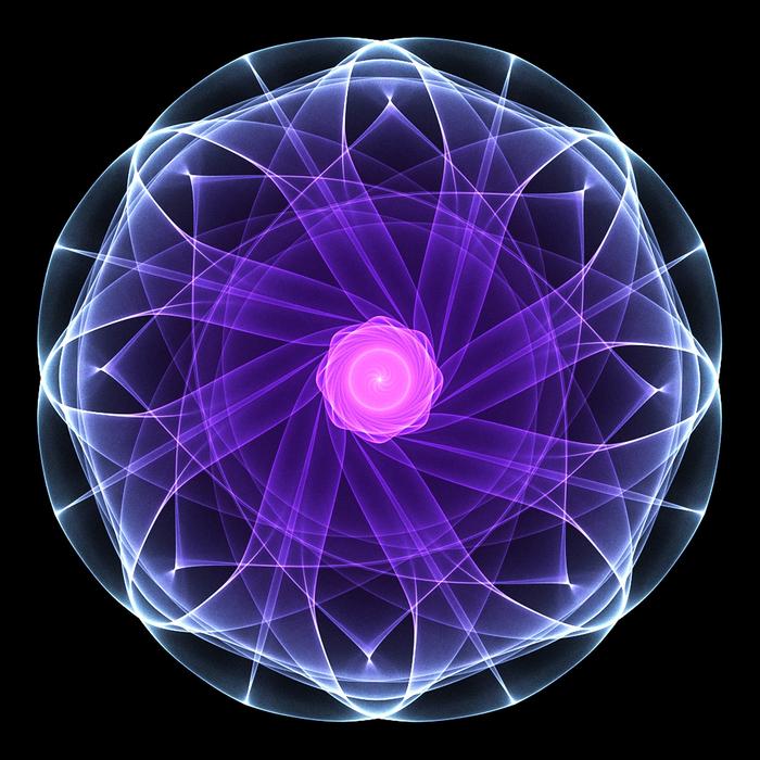 fractal light mandala art