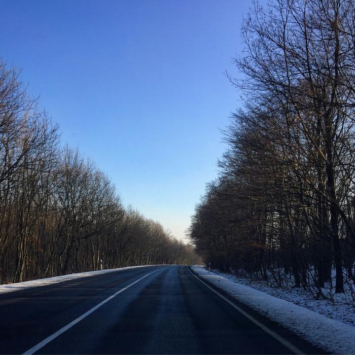 Road Travel Snowy