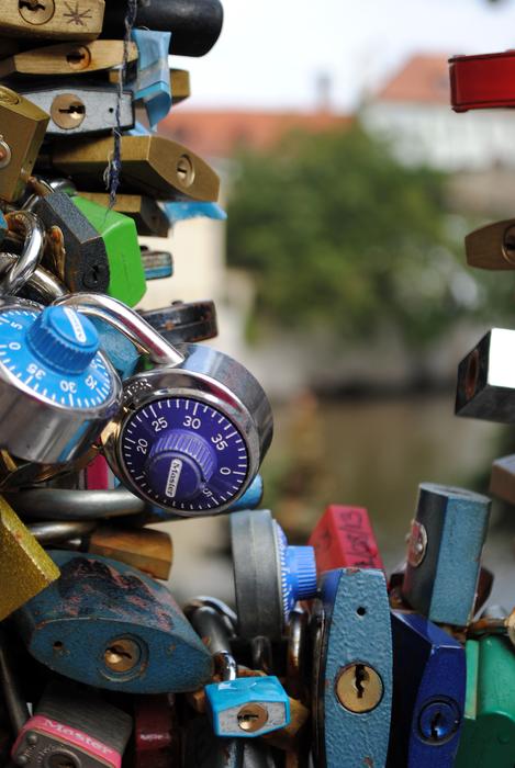 Locks are a lot of love symbol