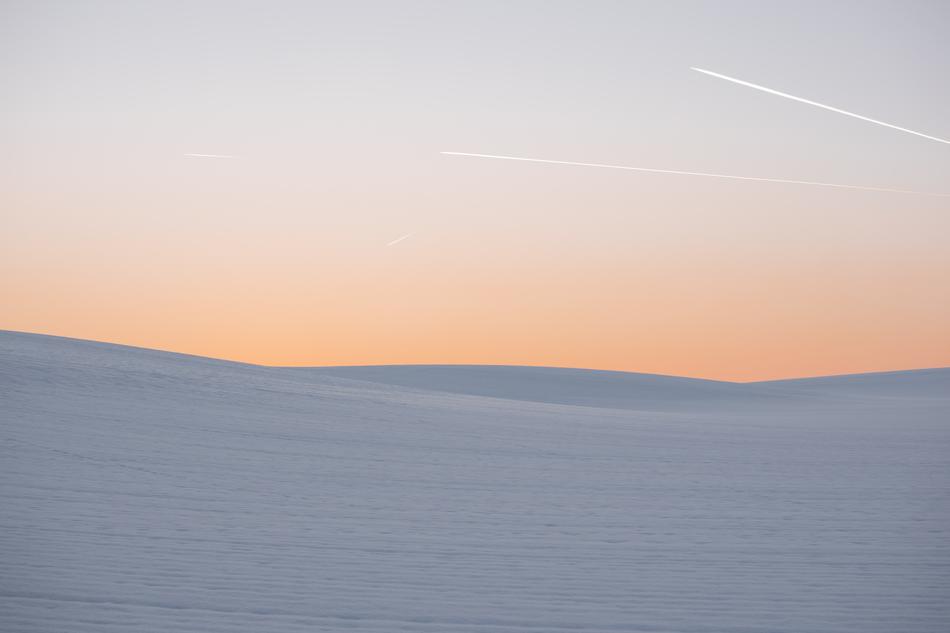 white sand by the sun