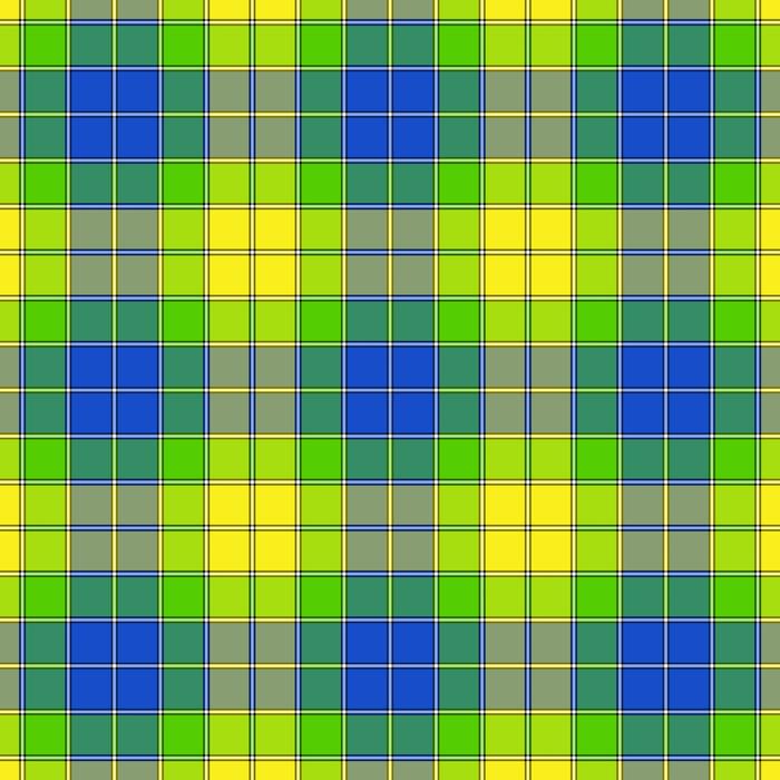 spring plaid yellow