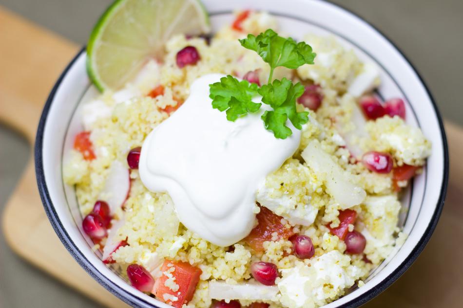 vegetable salad in sauce