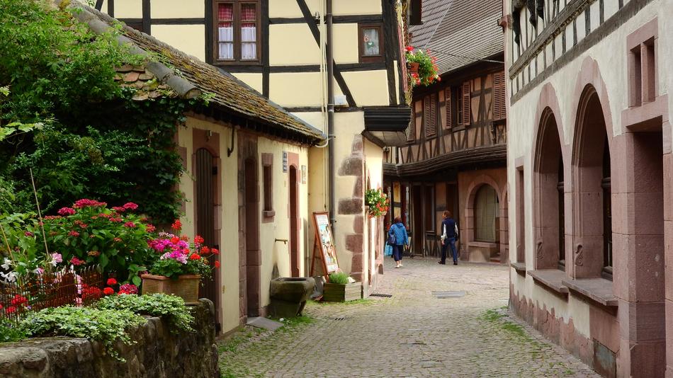 Alsace France Half-Timbered House