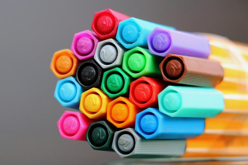 Felt Tip Pens Colorful Color