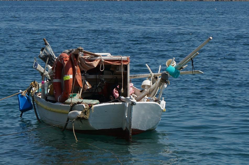 Fishing Boat Greek Isles Holiday