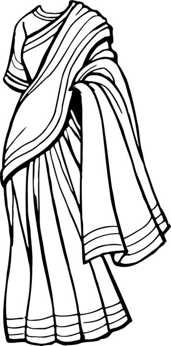 clothes drape dress female garment