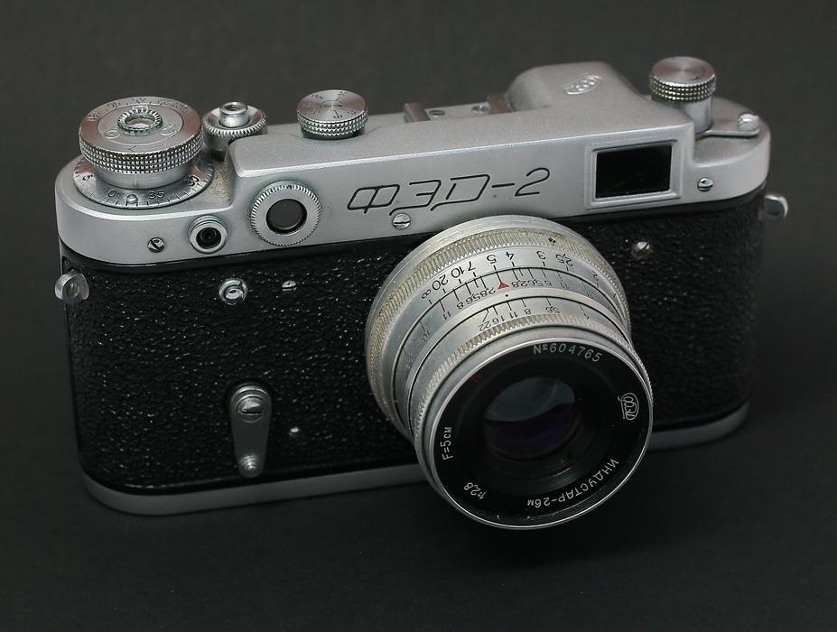 old camera for pictures on the table
