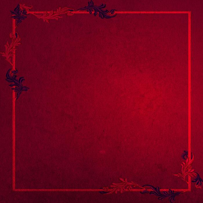 red texture with frame as background