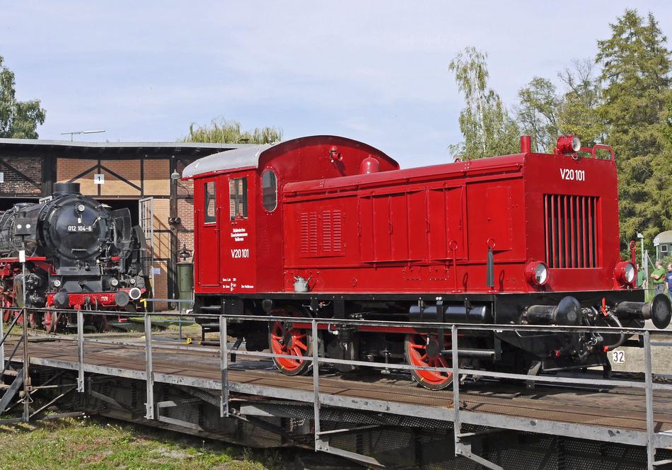 Museum Kleindiesellok Two Couplers
